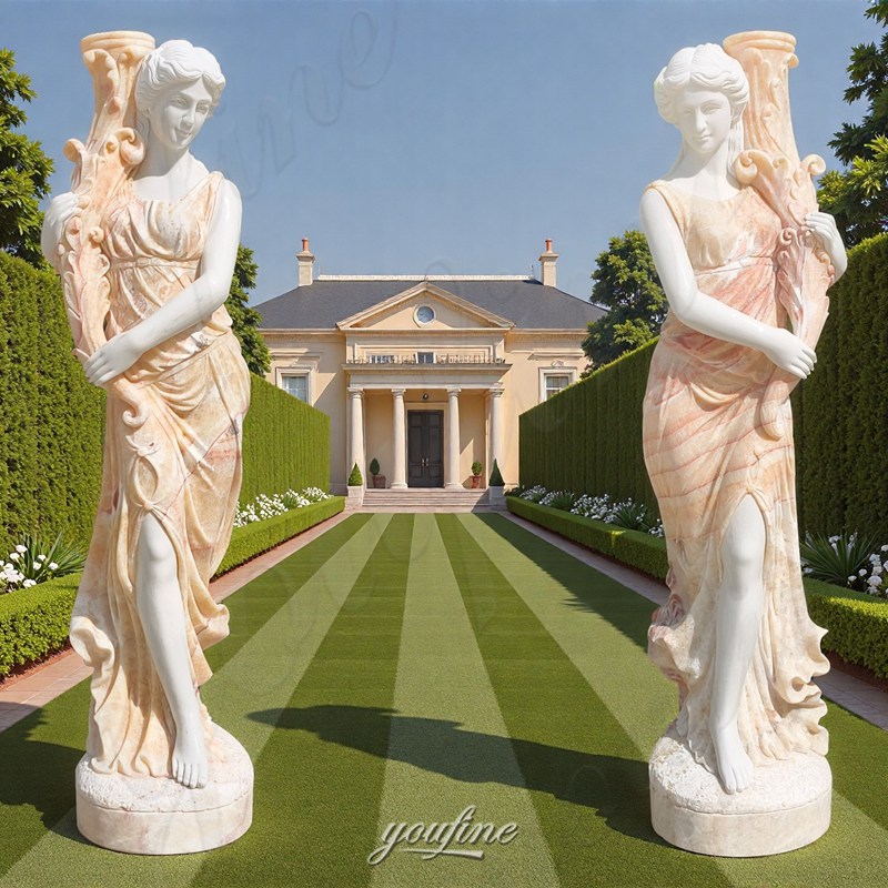 garden lady statues