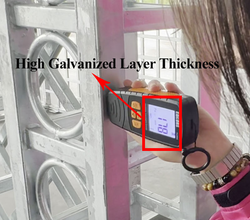 High-galvanized-layer-thickness