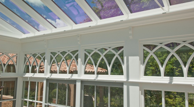 iron T shaped greenhouse