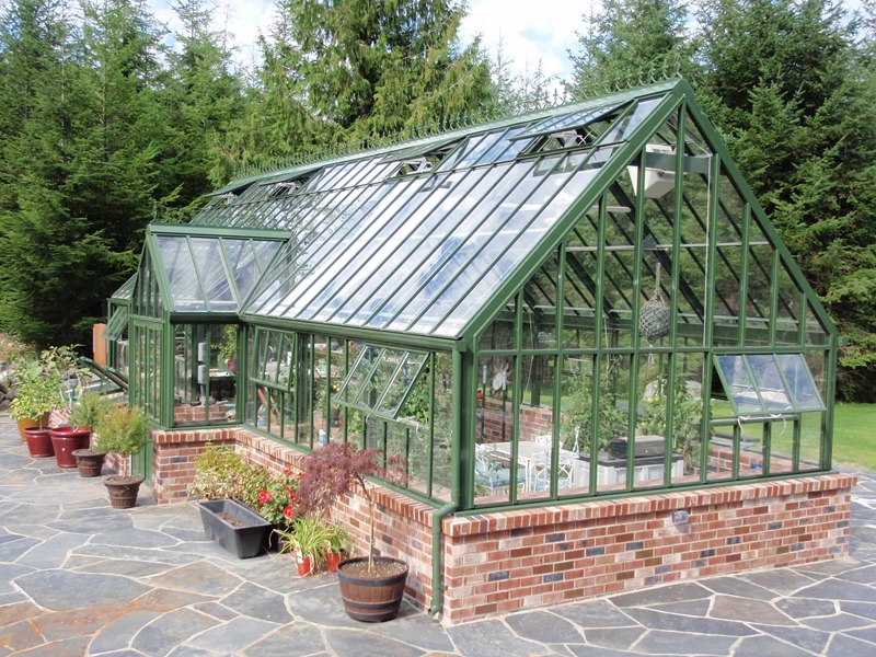 iron victorian glass greenhouse