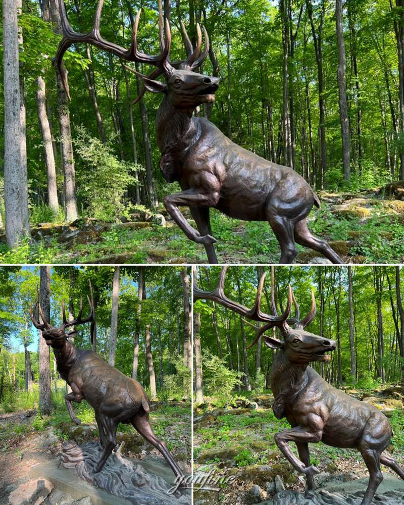 large stag garden statue feedback from US