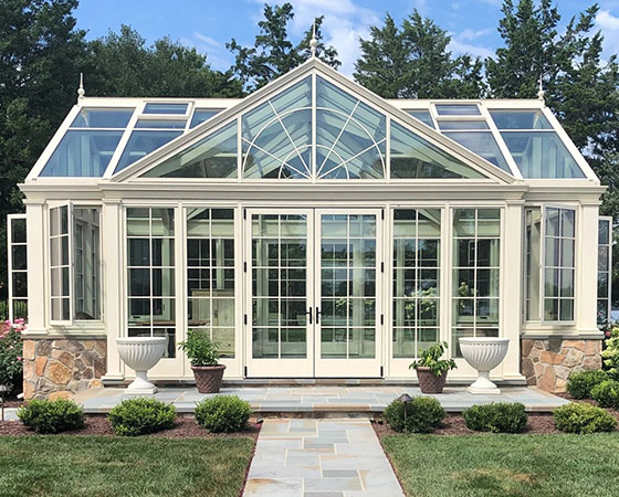 large T shaped greenhouse
