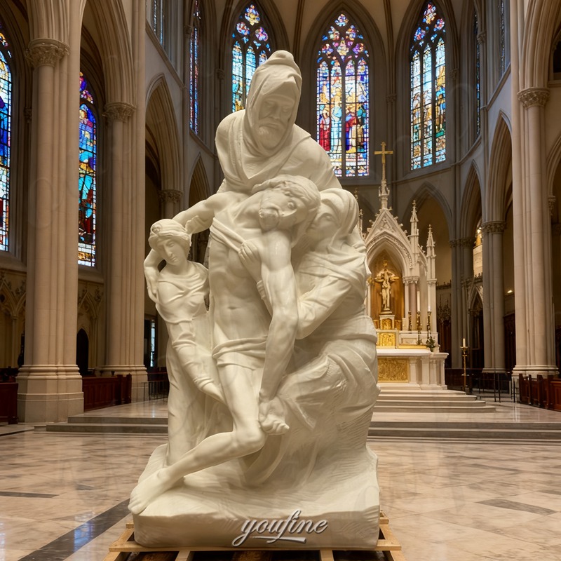 life size The Deposition sculpture