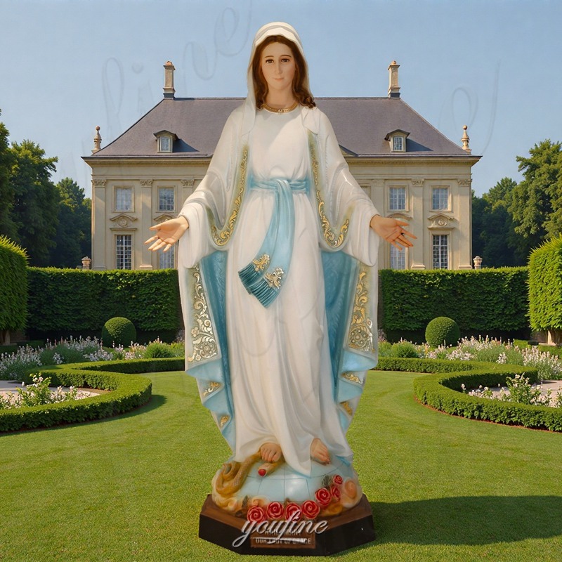 marble our lady of grace statue