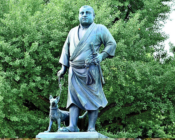 Saigo Takamori sculpture