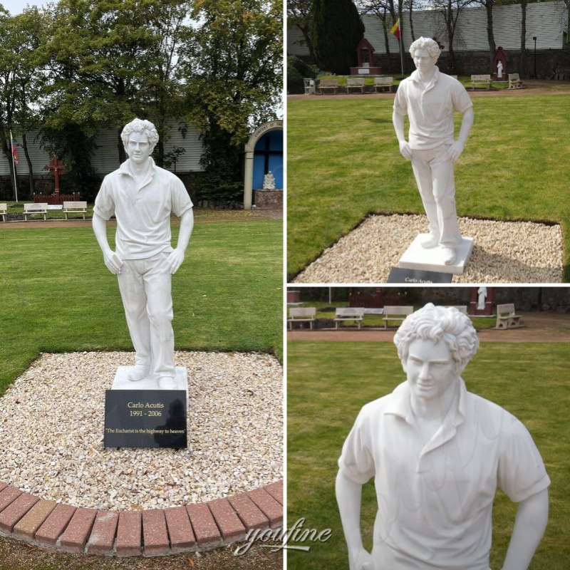 saint carlo acutis statue england feedback