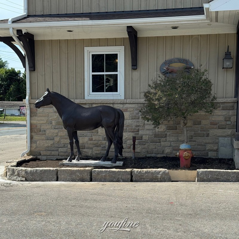 standing horse statue feedback from US