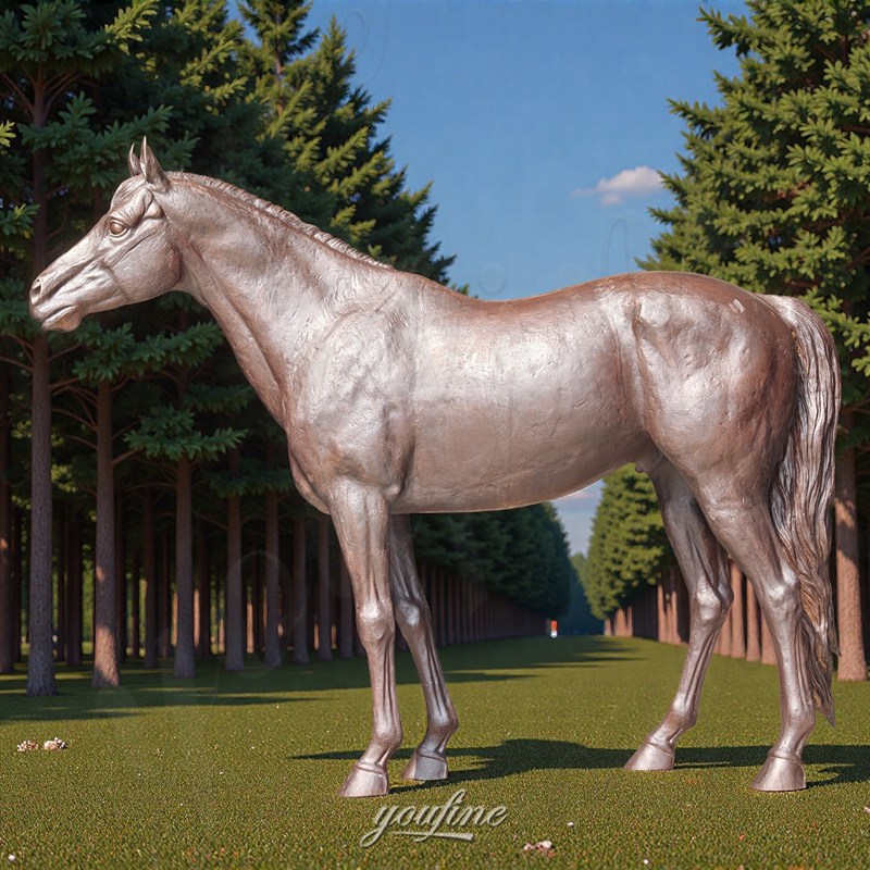 standing horse statue
