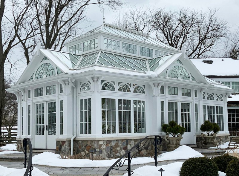 victorian garden greenhouse for dinner
