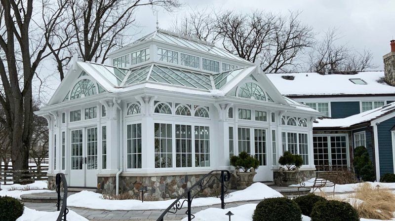 white large conservatory