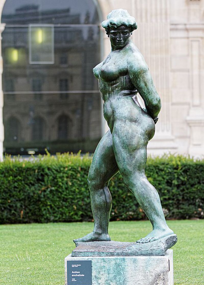 Action in Chains sculpture