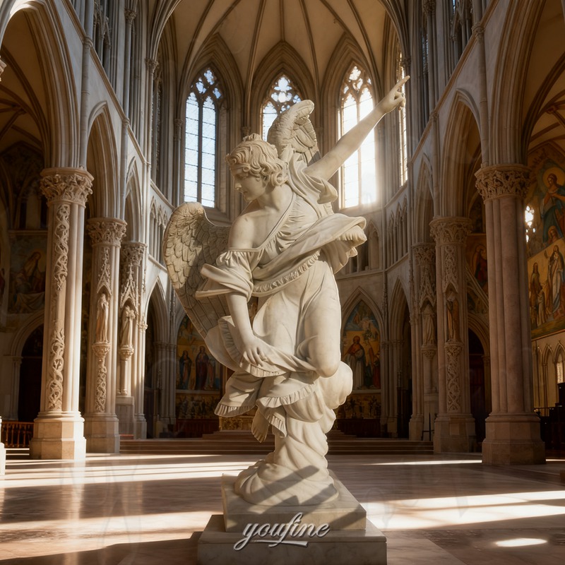 Angel of the Annunciation sculpture