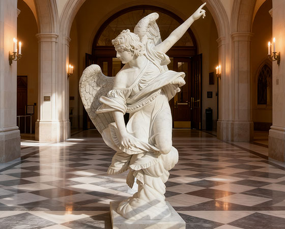 Angel of the Annunciation statue