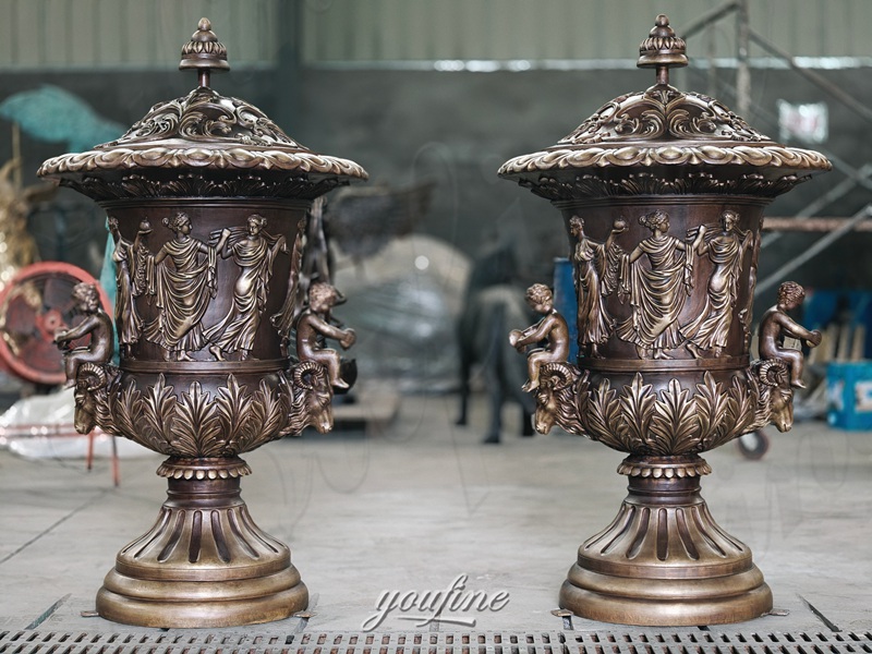 bronze planter outdoor