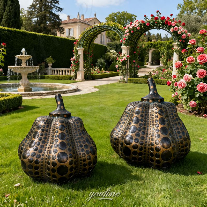 bronze pumpkins