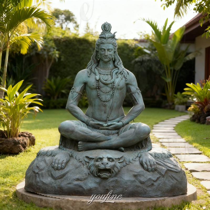 bronze shiva statue