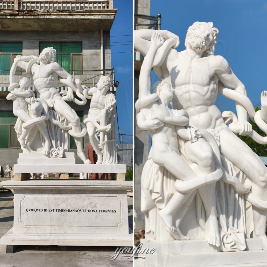 Laocoön and His Sons Sculpture in factory
