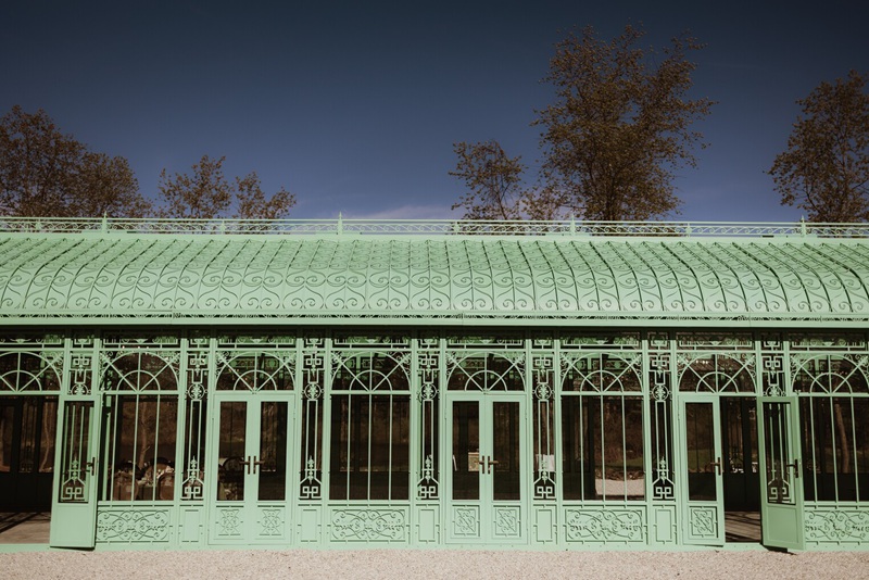 large victorian greenhouse