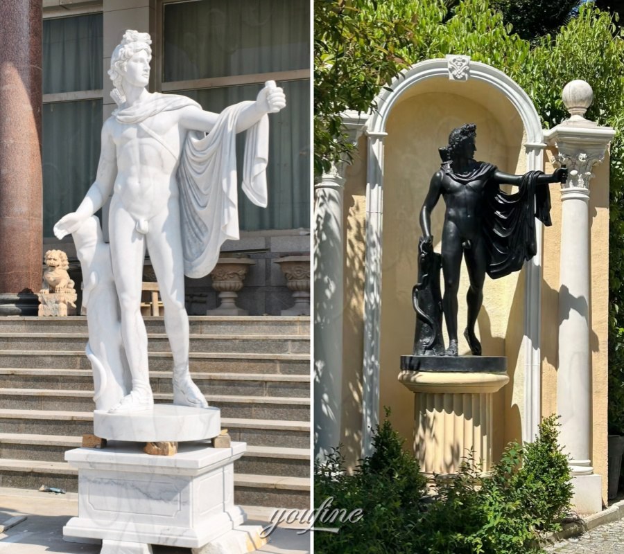 marble Apollo Belvedere and bronze Apollo Belvedere feednack