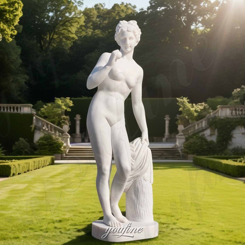 marble venus with apple statue