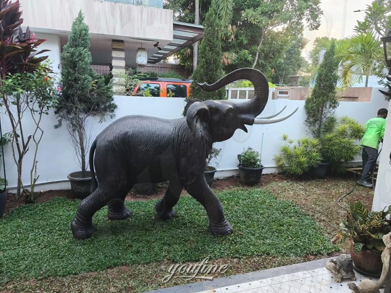 outdoor elephant garden sculpture Singapore feedback
