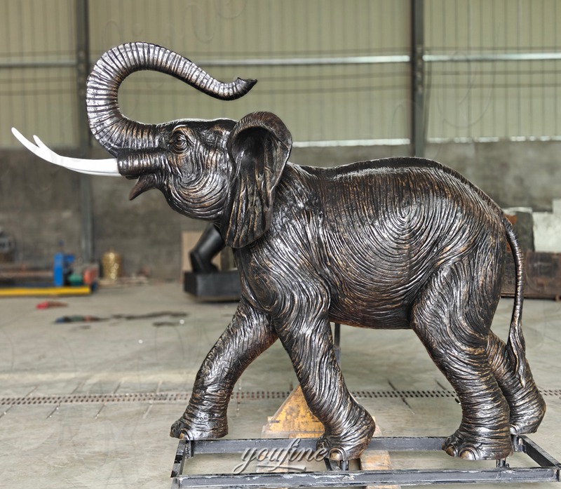 outdoor elephant garden sculpture