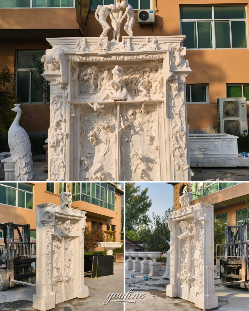 the gates of hell rodin detail