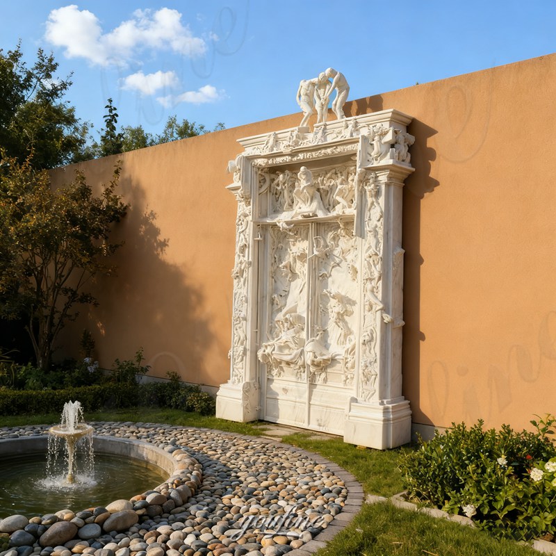 the gates of hell rodin in garden