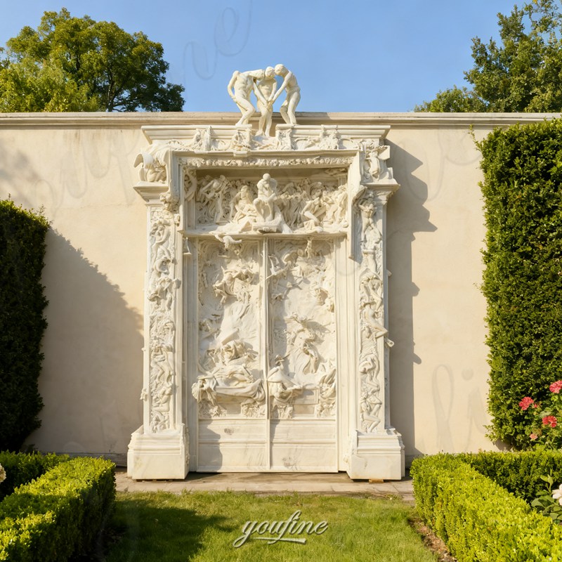 the gates of hell rodin sculpture for garden