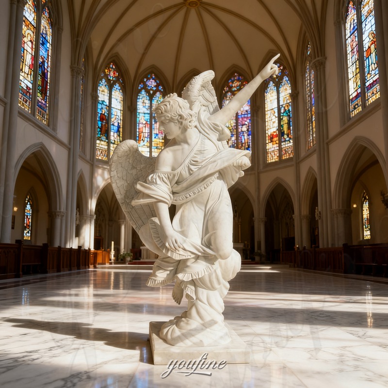 white Angel of the Annunciation