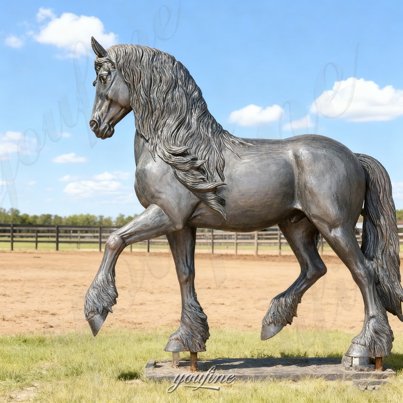 bronze thoroughbred sculpture