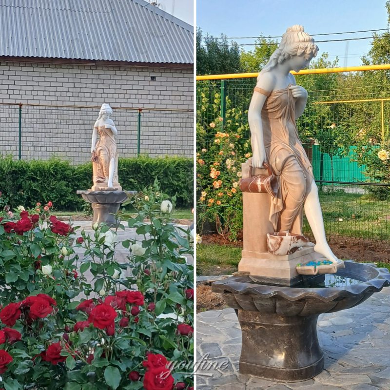female marble fountain feedback