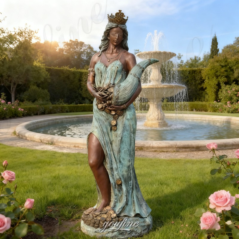 life size Fortuna Goddess sculpture