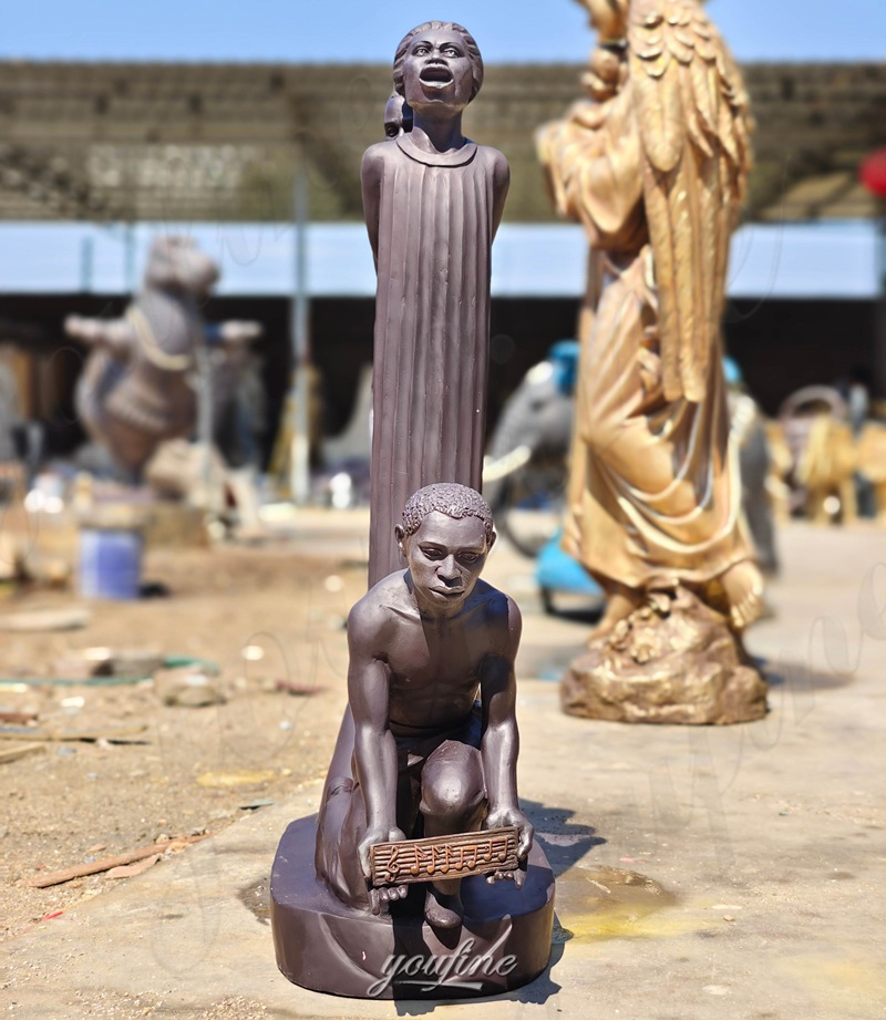 Lift Every Voice and Sing statue in YouFine foundry
