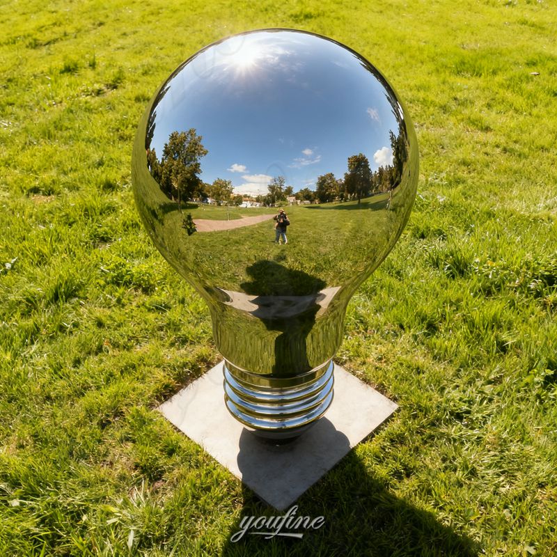 light bulb sculpture