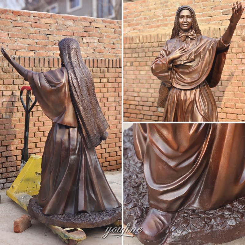 Mother Cabrini Statue details