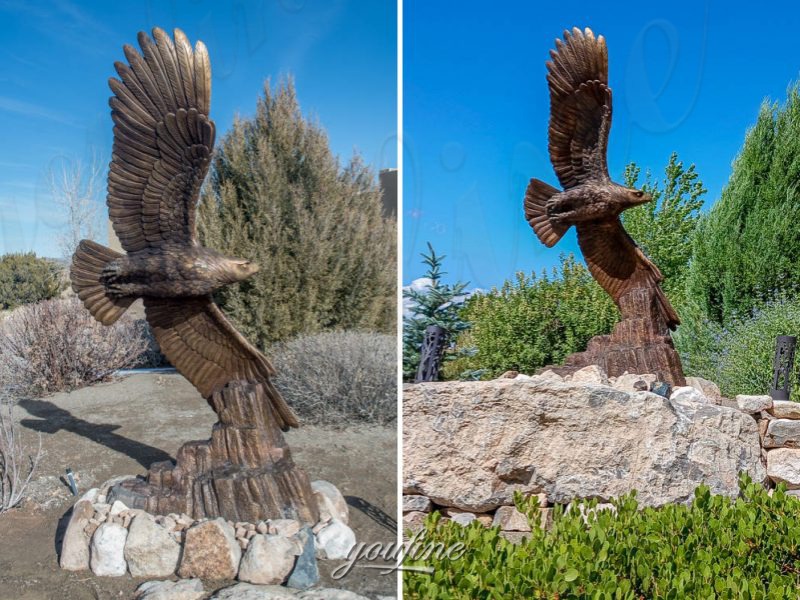 Outdoor Bronze Eagle Statue Feedback