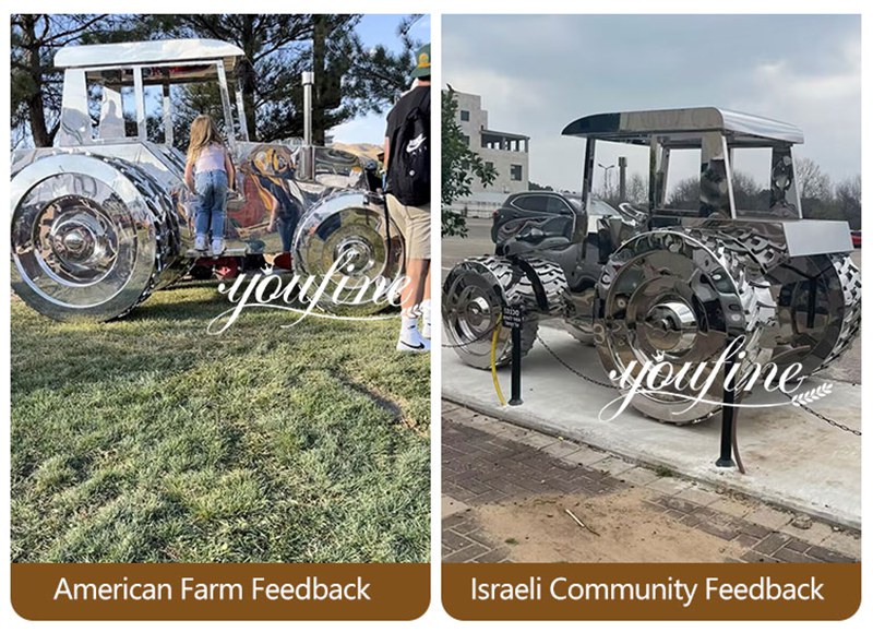 tractor sculpture Feedback
