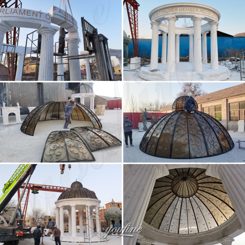 Custom Outdoor Gazebo Test Installation