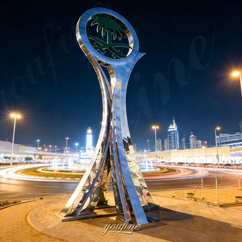 giant steel monuments