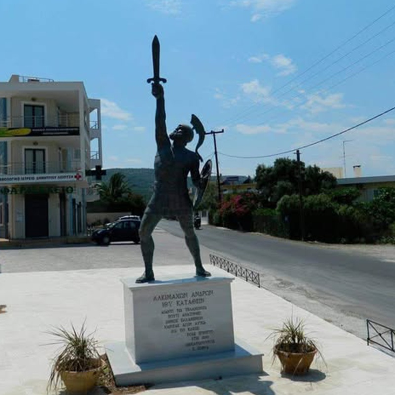 life size Ajax the Great statue