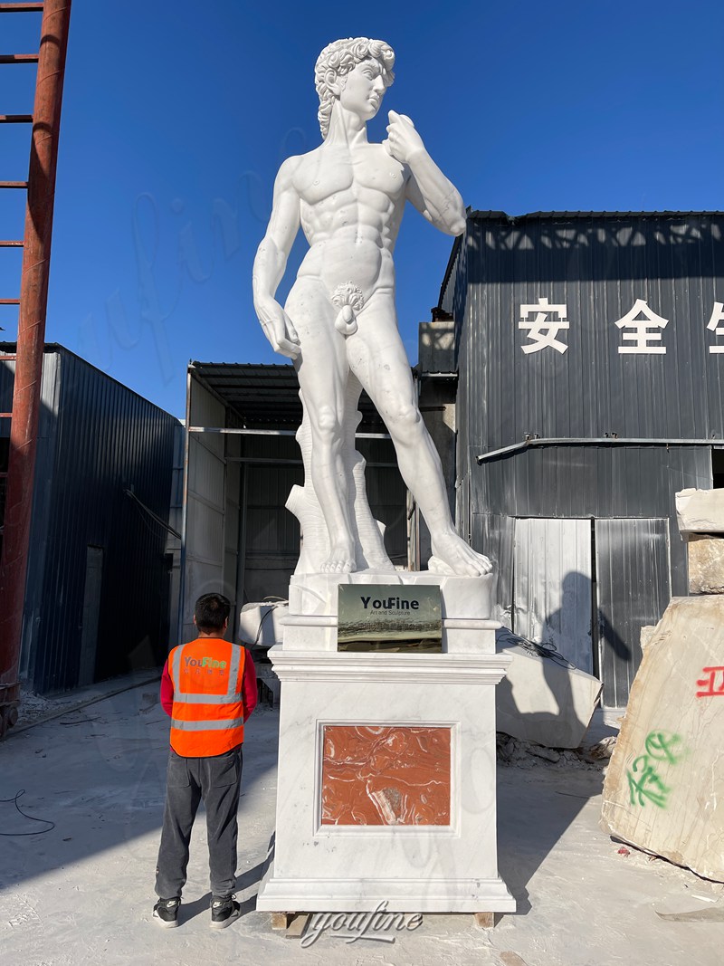 18ft Marble David
