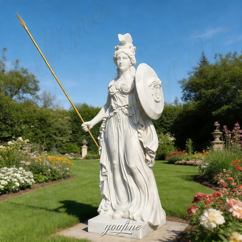 full size marble greek statue athena