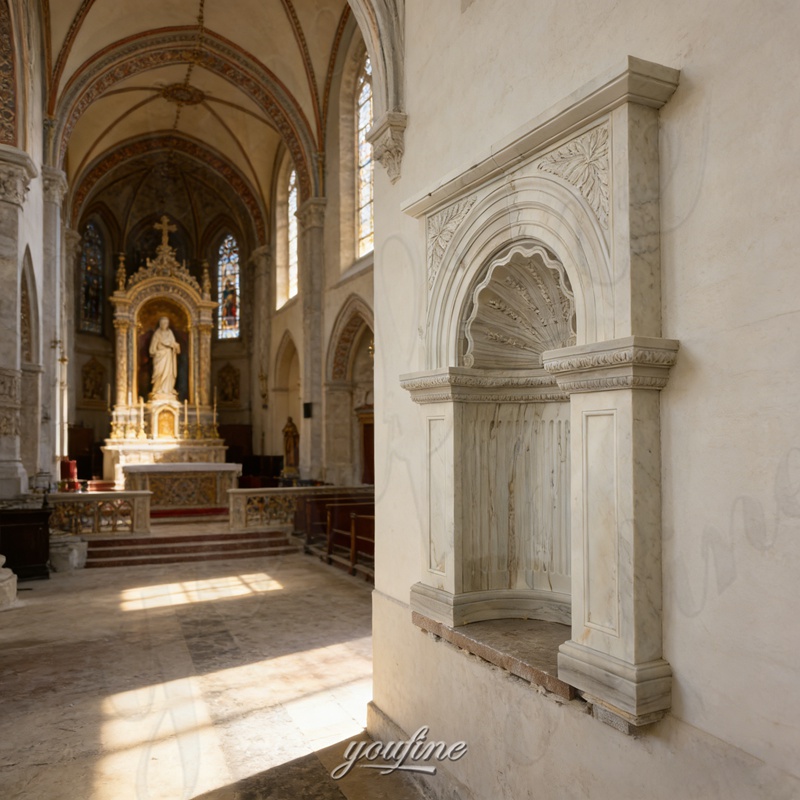 marble church niches