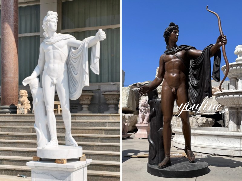 Apollo Statue in Different Material