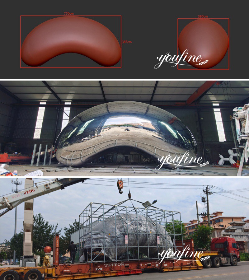 Chicago Bean Sculpture in YouFuine