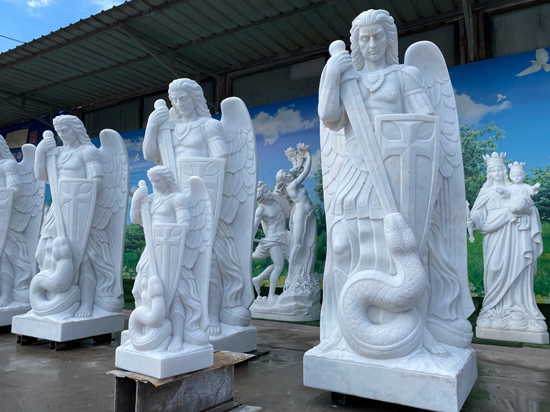 St Michael statue in stock