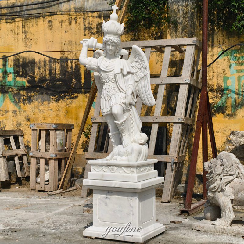 St Michael with Sword Raised