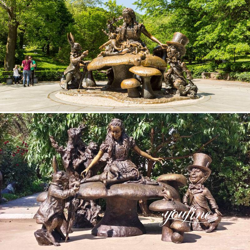 Alice in Wonderland statue