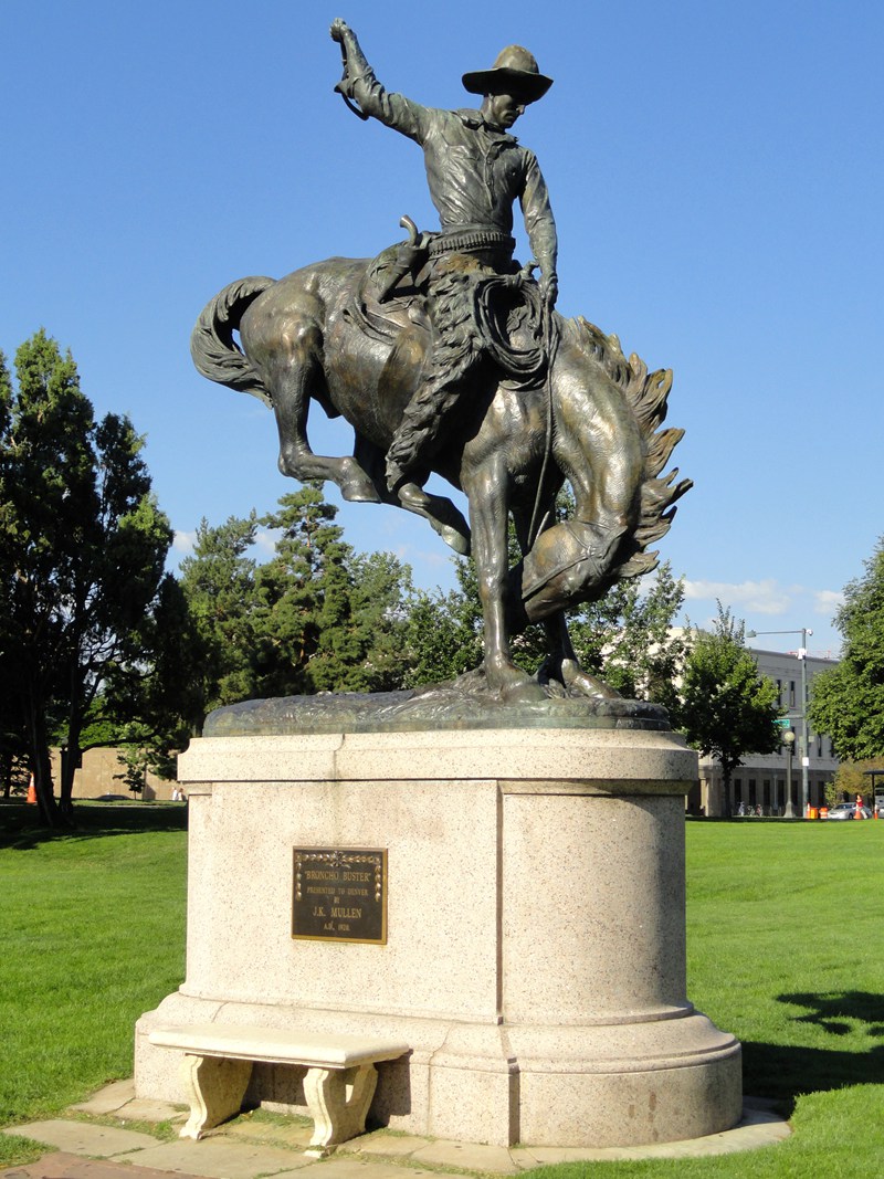 Bronco Buster statue